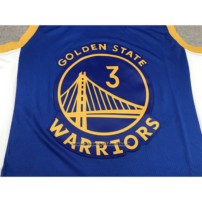 Maglia Golden State Warriors Jordan Poole #3 Icon Blu